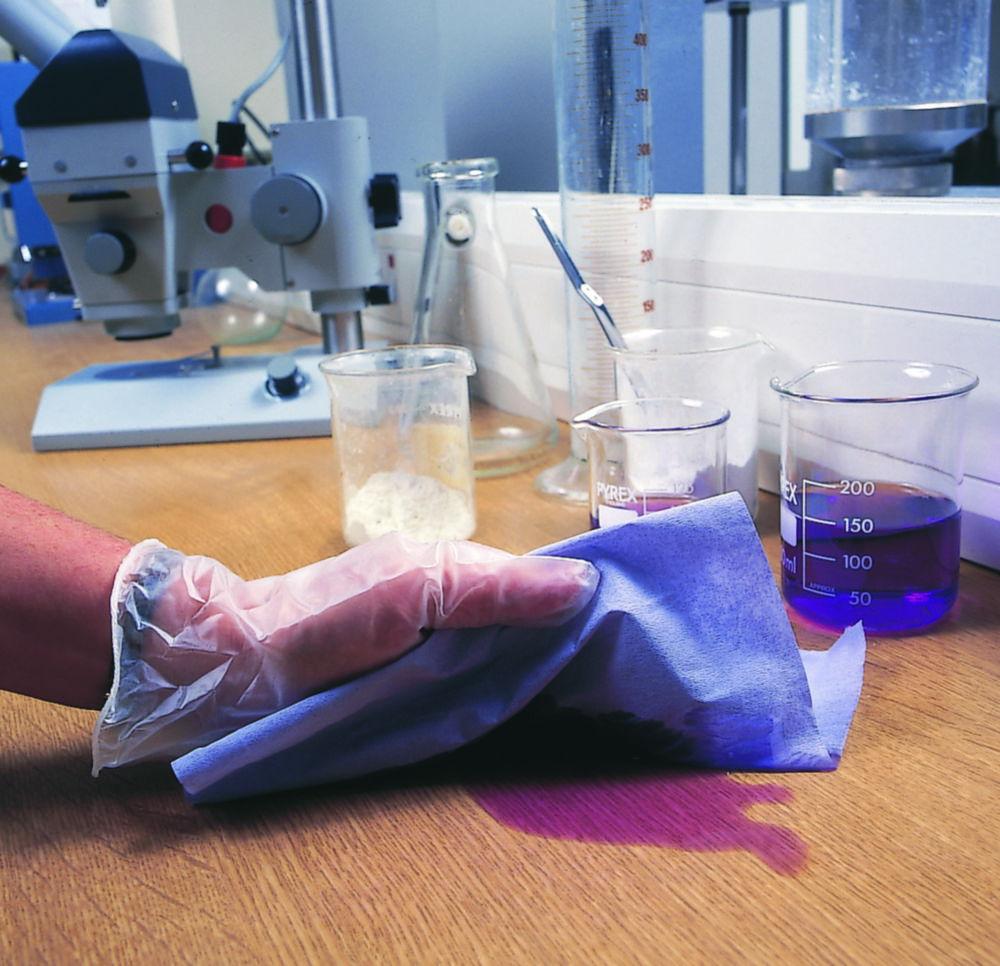 Kimberly-Clark WypAll L20 Extra+ Wipes (38 x 23.5 cm), Airflex Material, 2-Ply, Perforated Blue Large Roll with 500 Wipes