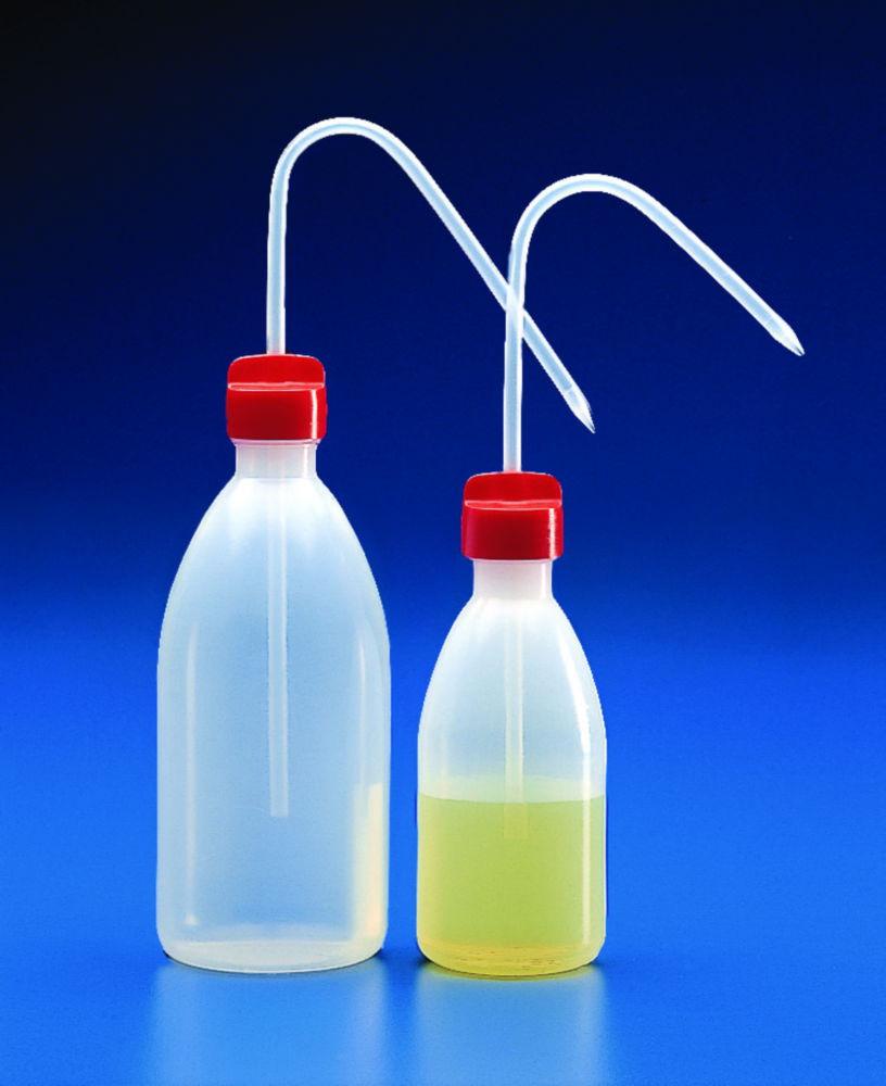 Kartell Wash Bottle 1000 mL HDPE 95 x 220 mm with Red Cap
