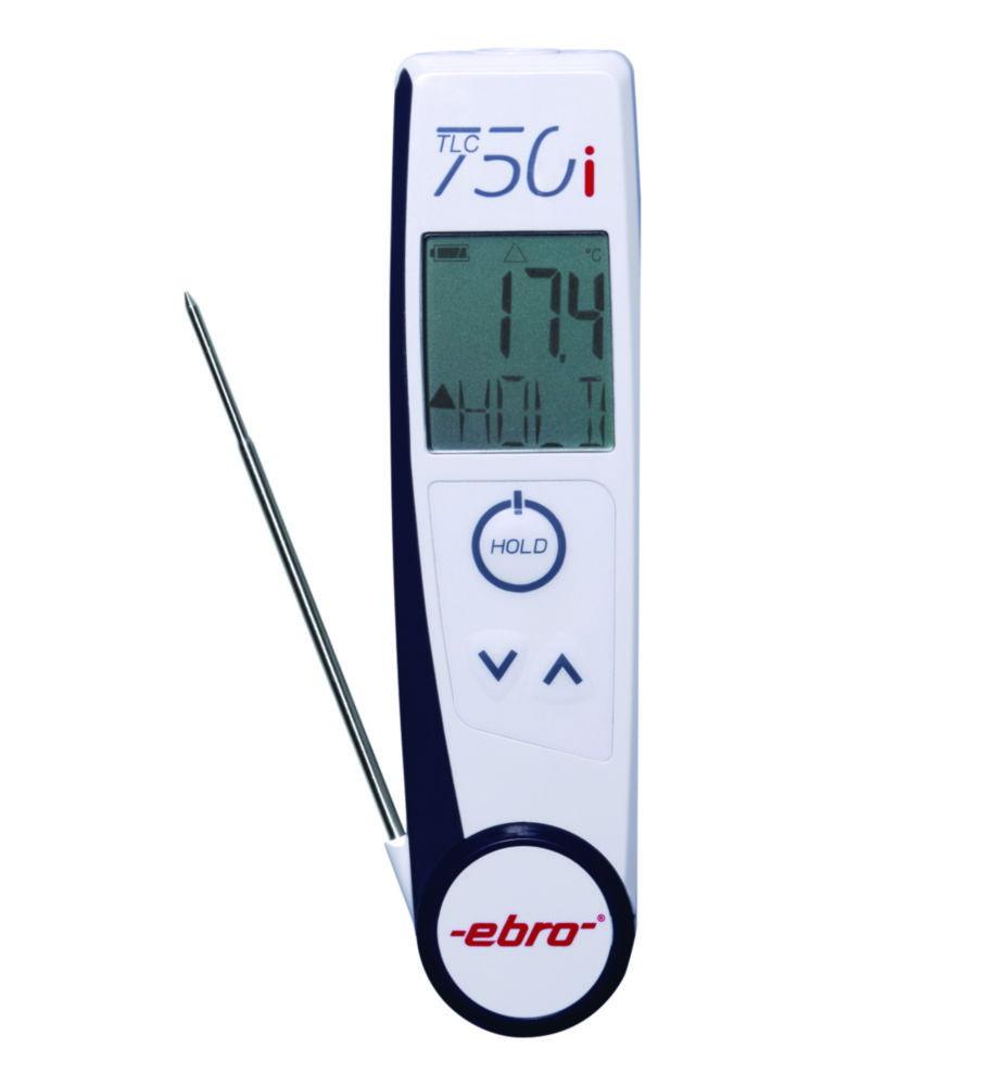 Xylem Ebro Dual Infrared Folding Thermometer TLC 750i with Retractable Penetration Probe, Measuring Range -50 to +250°C