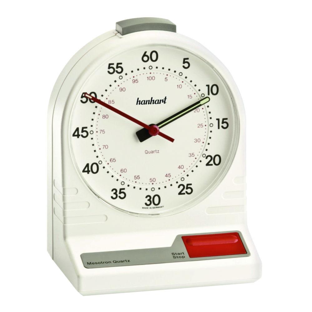 Hanhart 1882 Large Quartz Stopclock, 0-60 sec / 0-60 min Dial, Diameter 110 mm with Battery
