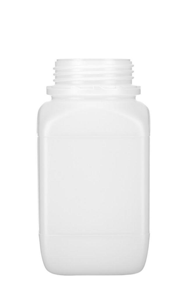 Kautex Textron Square Reagent Bottle - 1500ml HDPE Wide Neck Without Screw Cap