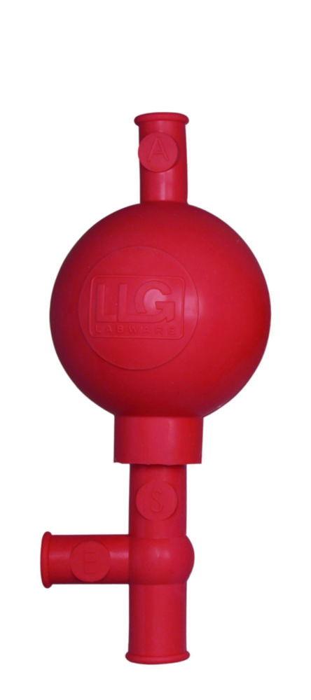 LLG Safety Pipetting Ball, Normal Type, Red