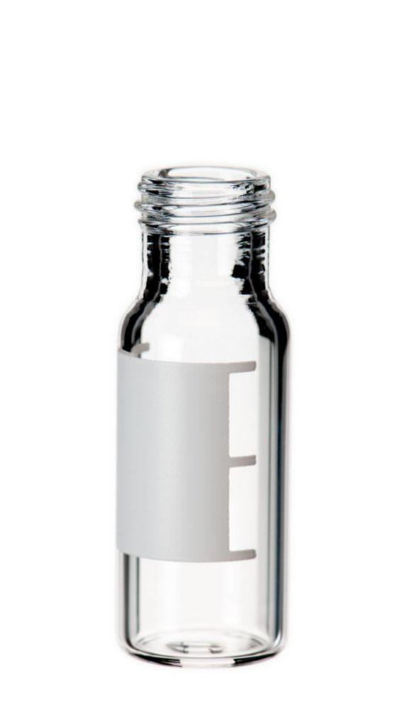 LLG Labware Screw Neck Vial N 9 1.5 mL Clear 32 x 11.6 mm First Hydrolytic Class with Writing Area and Fill Level Mark Pack of 100