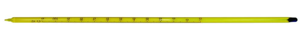 LLG Thermometer Economy -10°C +110:0.5°C Stem Form Blue Filling 300x6 mm 76 mm Submergence