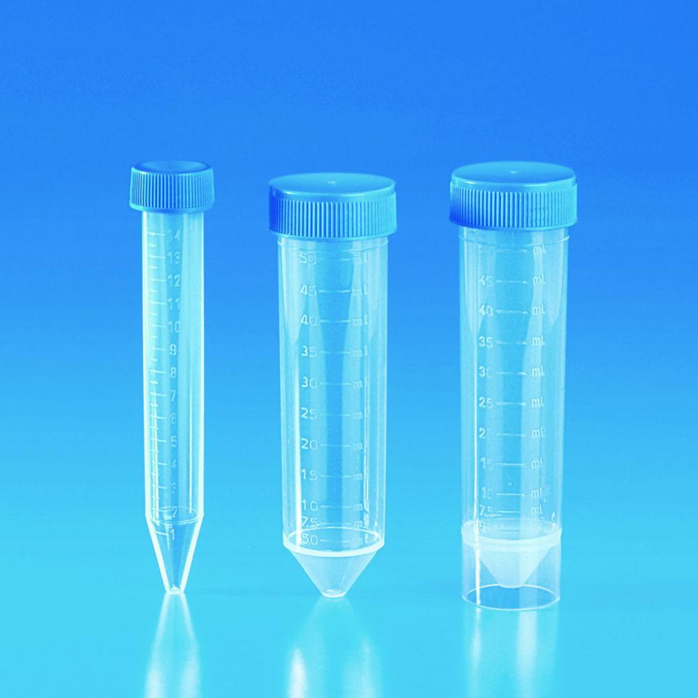 Kartell Conical Grad Test Tube 15 mL PP Pack of 150 Blue Cap 17 x 120 mm