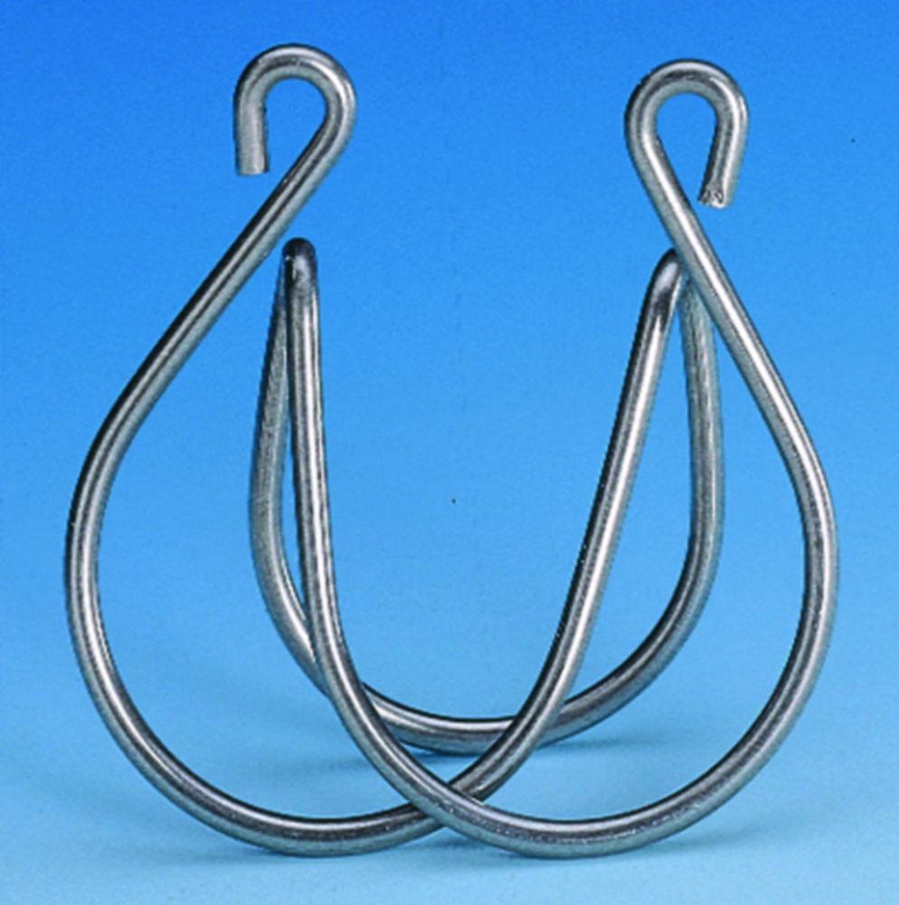 Wire clips,chrome-nickel steel,for NS 10/19