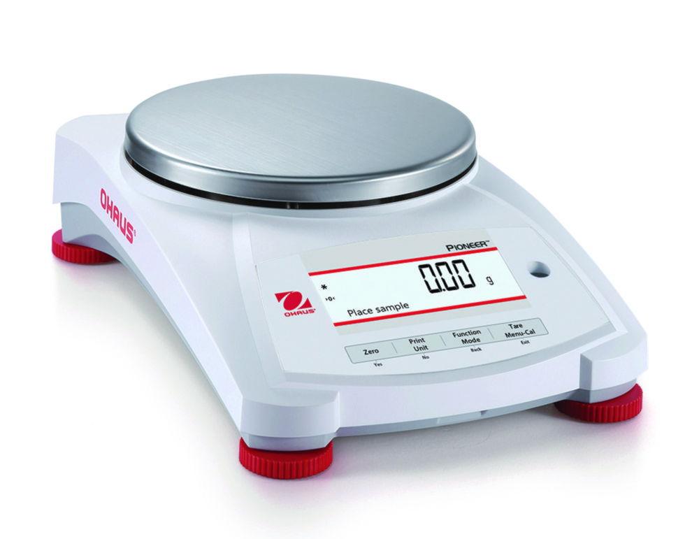 Precision balance Pioneer® PX6202 maximum load: 6200g, readability: 0.01g Ø 180mm, InCal Model