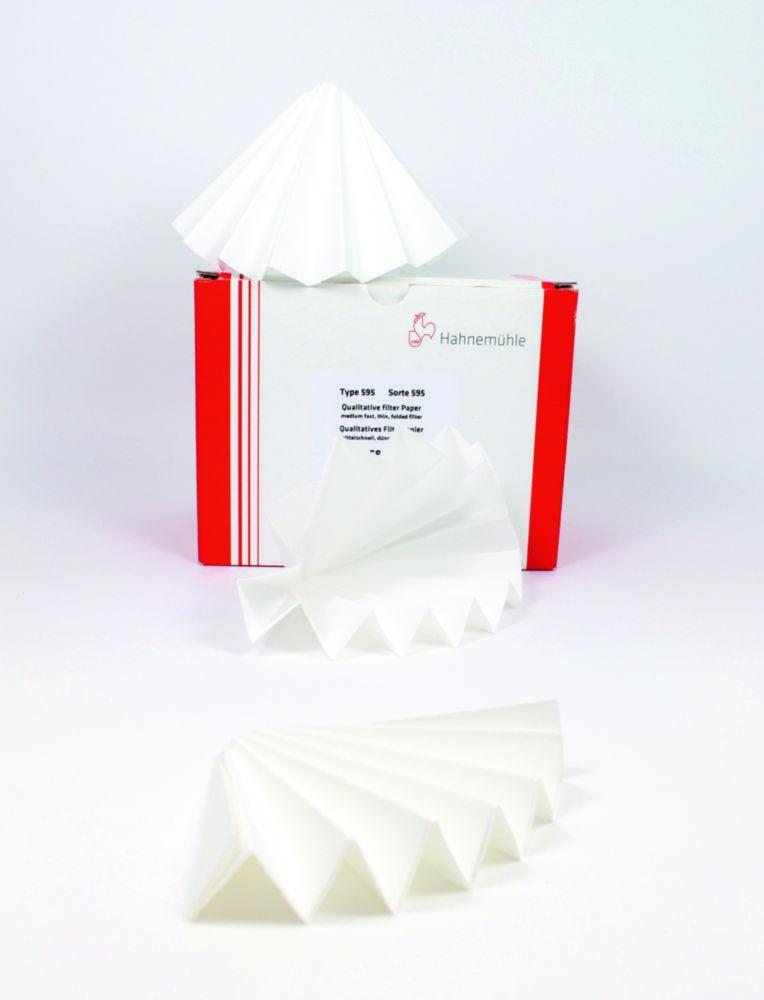 Hahnemühle Folded Filters 597, 270 mm Qualitative Filter Paper, 81 g/sqm, Pack of 100