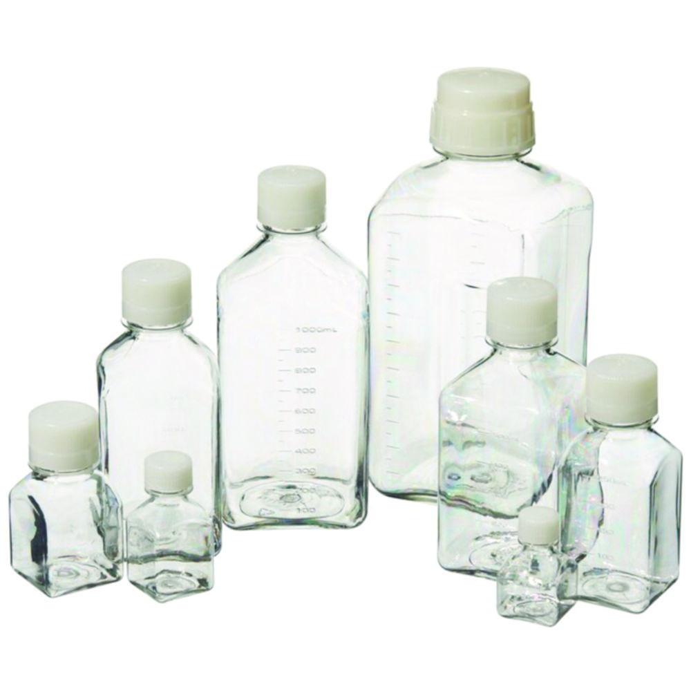 Thermo Nalgene Media Square Bottles 2000 mL PETG with Closing Sterile (Pack of 12)