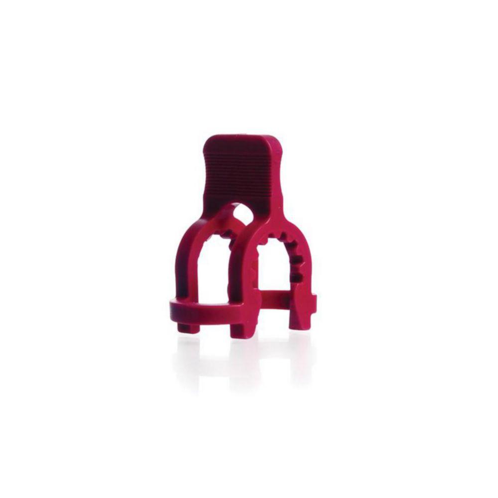 DWK Duran KECK Clips for Spherical Joints POM Red S 29 Pack of 10