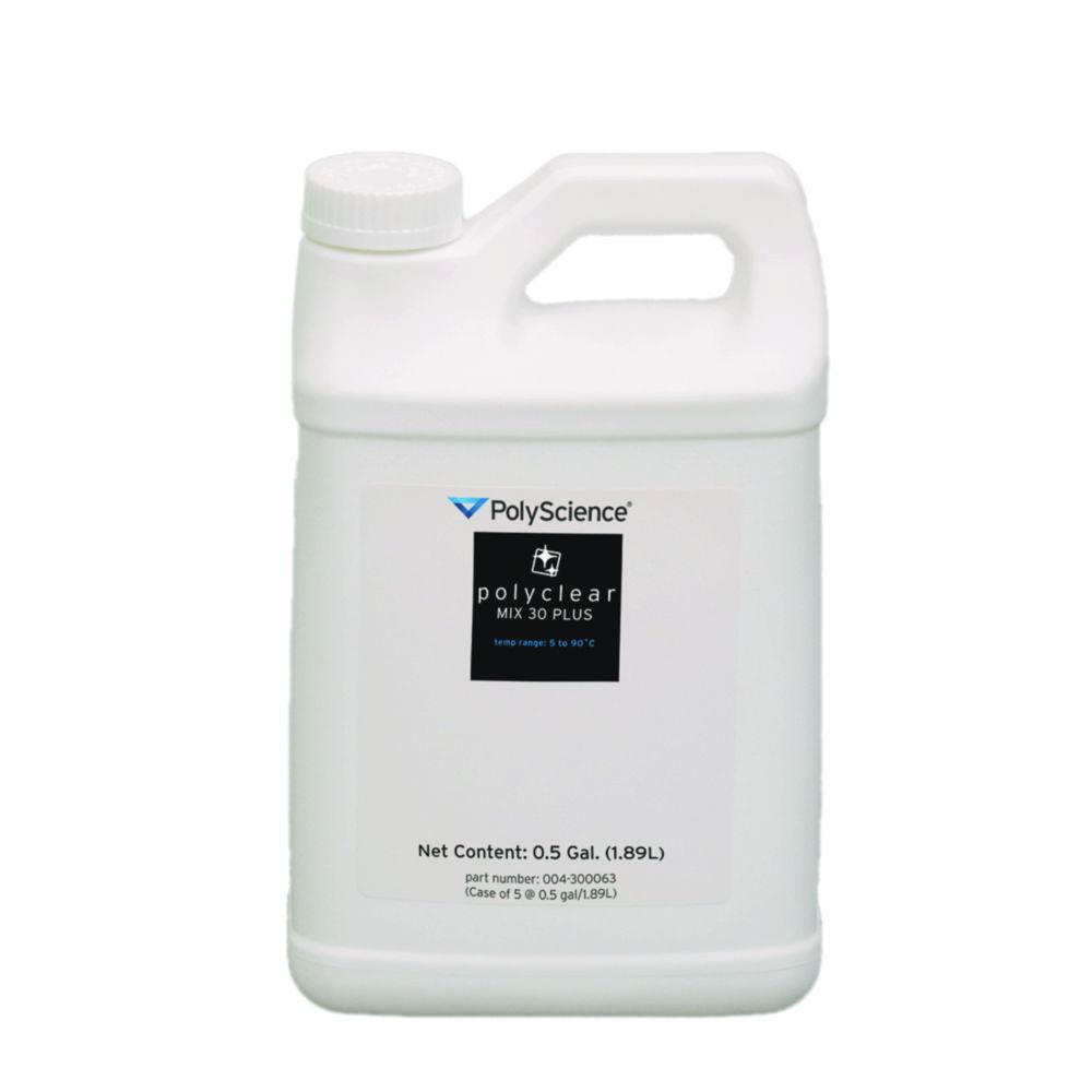 polyclear MIX 30, plus Bath fluid (temp.range +15...+90°C), pack of 5x1,9Ltr.  (no dan. goods)