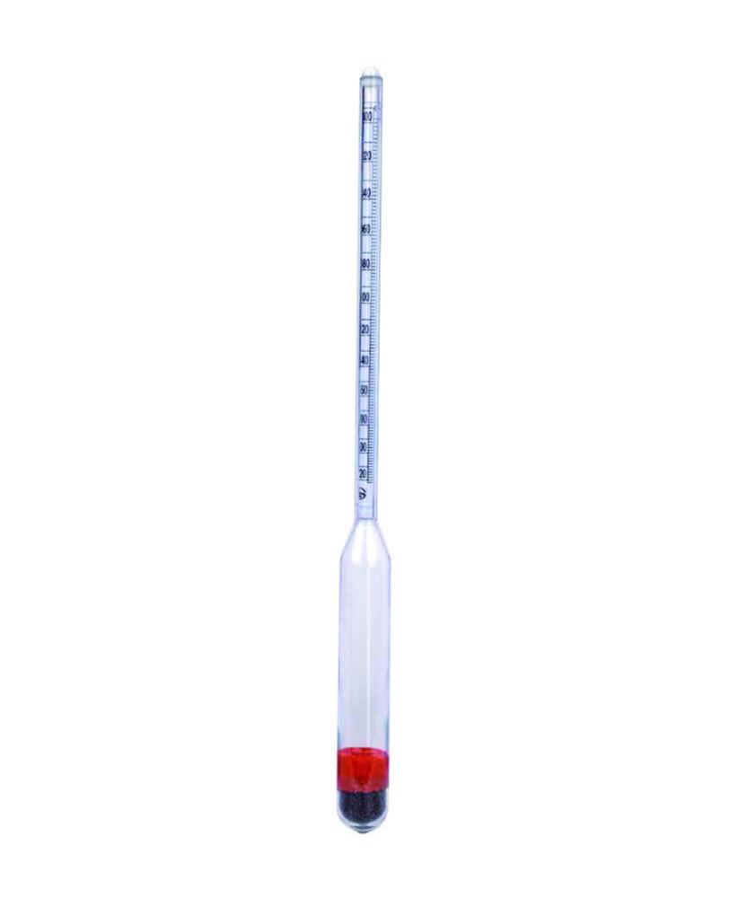 Ludwig Schneider Hydrometer 0–50:0.5% Brix-Sugar-Scale, 300 mm, PC, 20°C