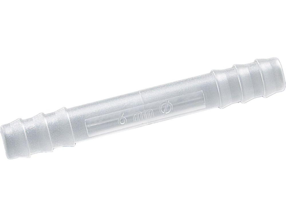 Bürkle Hose Connector 5–7 mm Straight, PP, Cylindrical, Shrouds, Pack of 10