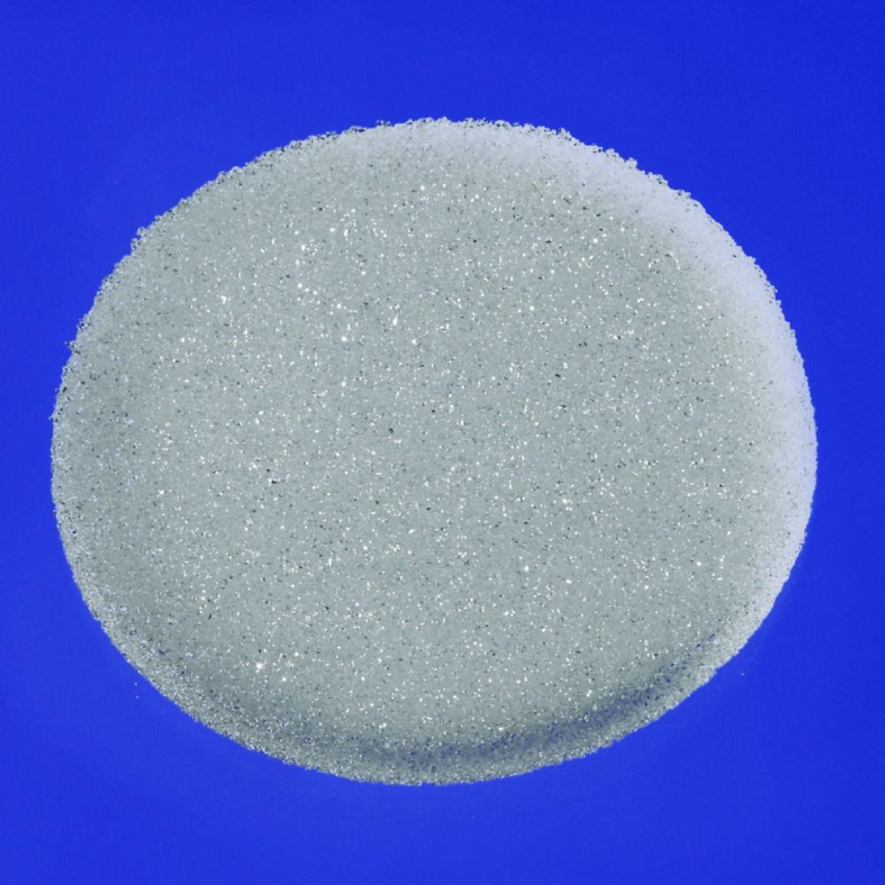 Quartz Glass Filter Plate, biplan 90 mm, porosity 3, thickness 6,0 mm +/- 0,2 mm