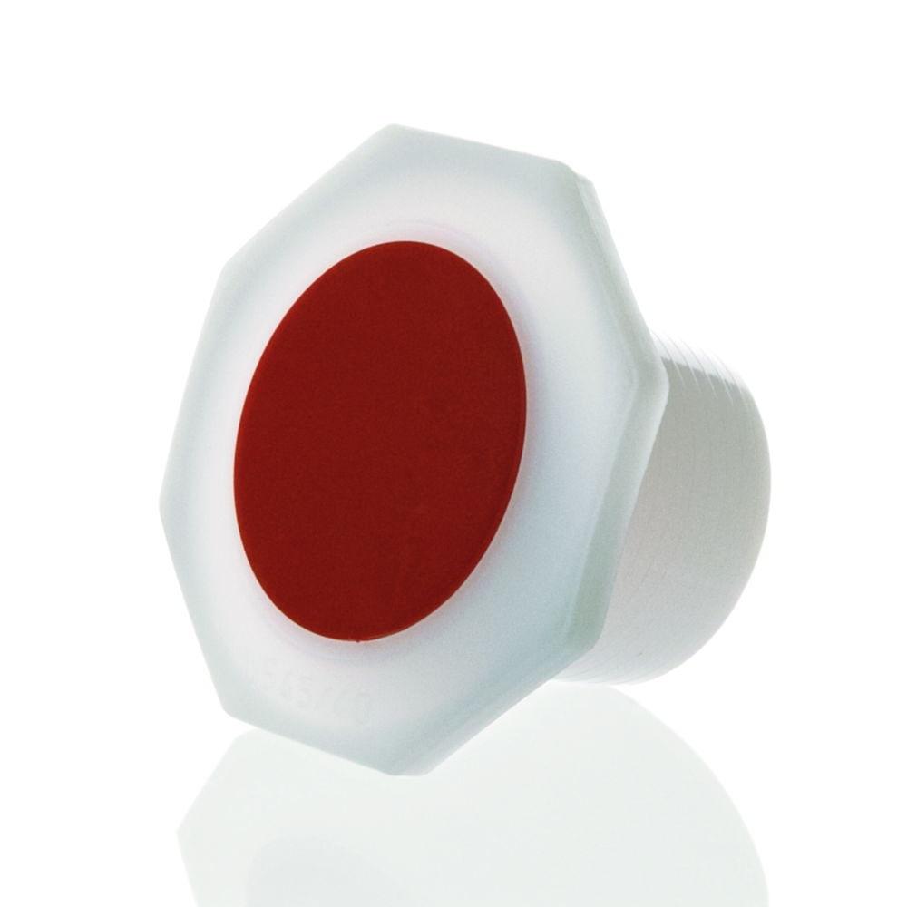 BRAND Cone Cut Stopper NS 45/40 8-Point Internal Concave LDPE with Seal Rings

