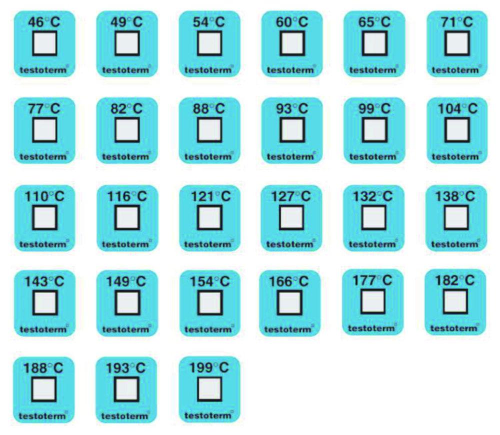 Testo measuring points (50 pcs.) 65°C