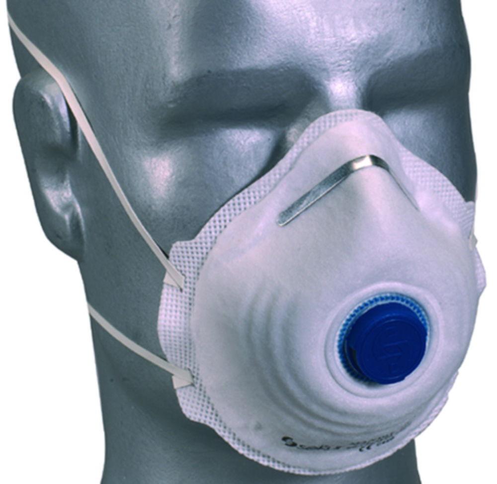 EKASTU Fine Dust Masks, Mandil FFP2/V With Cool Down Breath Valve Pack of 12

