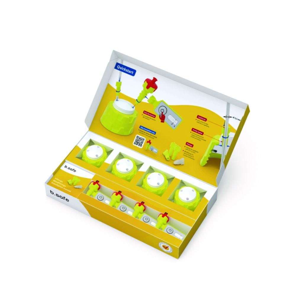 Bohlender b.safe Removal Cap Starter Kit 2 GL 45, PPS / PTFE