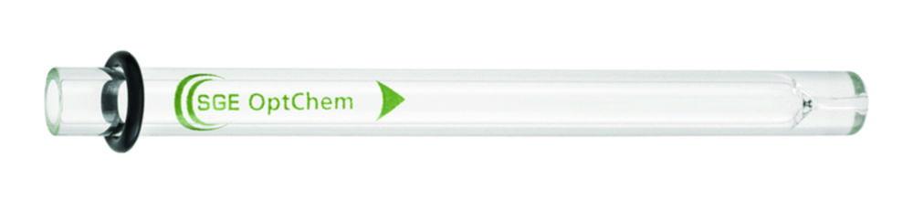 Trajan Scientific SGE OptChem™ Tapered Inlet Liners with Pre-fitted O-ring, 4 mm ID, 78.5 mm Length, Pack of 5