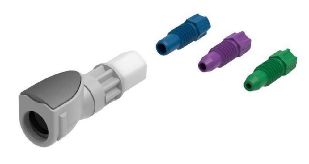 SCAT Quick Couplings (f), PP Nondrip with EPDM Seal & 1x PFA Fitting 1.6/2.3/3.2 mm ID

