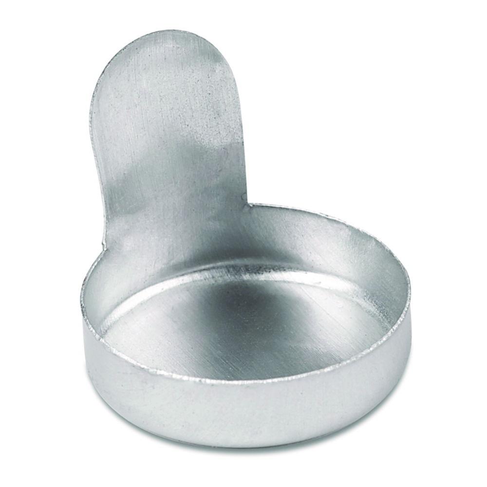 Aluminium Weigh Dish Micro 0.25ml, 13 x 3.5mm with tab, Certified Oil Free, pack of 100