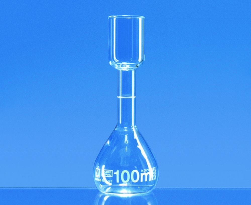 Volumetric flasks cap. 100 ml appr. Kohlrausch, DURAN, SILBERBRAND, class B pack of 2