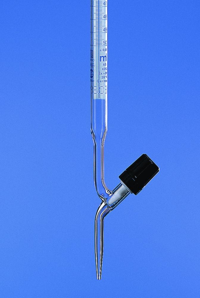 BRAND BLAUBRAND 25 mL Burette with Straight PTFE Valve Cock and DAkkS Certificate

