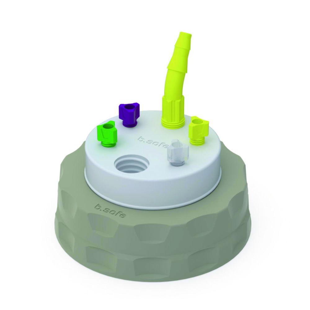 Bohlender b.safe Waste Cap S70/71 4x UNF1/4" 1x GL14, 1x NPT1/8"