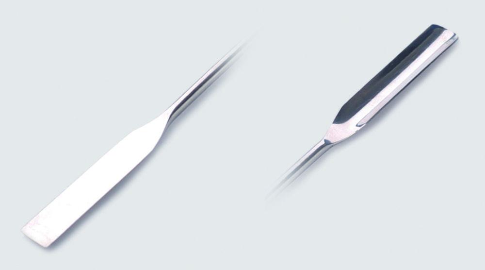 ISOLAB Round Grooved Spatula 185 mm 18/10 Steel
