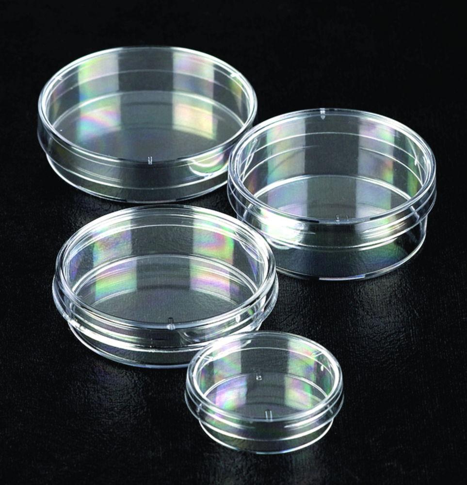 petri dishes 50 mm, low form height 20,3 mm, pack of 500
