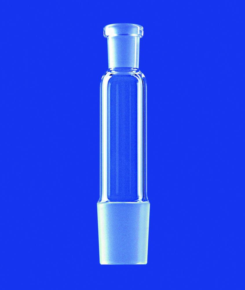 Lenz-Laborglas Tube, DURAN Socket NS 19/26 with Cone NS 19/26, 22 x 1.8 x 125 mm

