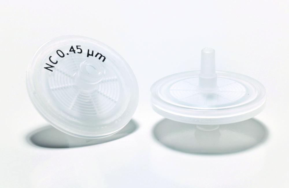 LLG Syringe Filter from NC, 0.45 µm Ø 25 mm, Male-Luer-Slip, Sterile, Pack of 50

