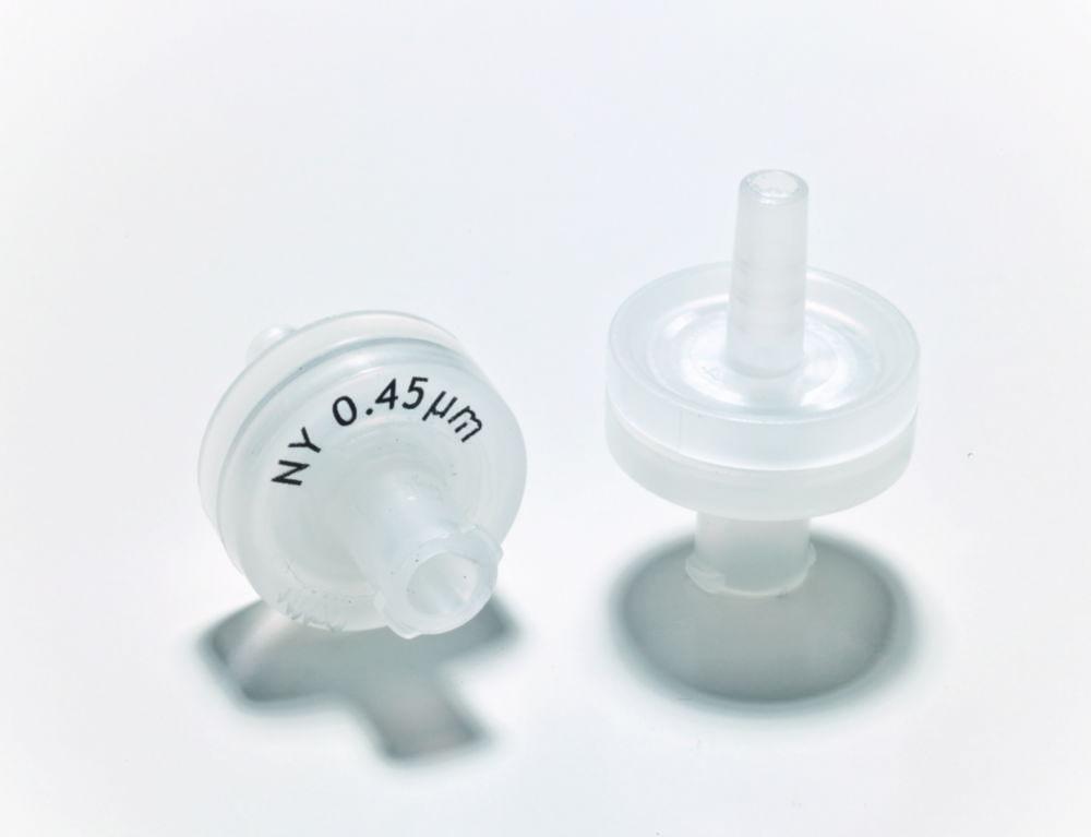 LLG Syringe Filters, Nylon, 0.45 µm Ø 13 mm, Transparent, Non-Sterile, Pack of 500
