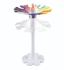 Universal pipette stand purple/clear