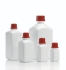 Square shape bottles 100 ml HDPE white, without closure 9072866