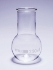Round flask 1000ml, wide neck flat bottom, Pyrex®, pack of 10