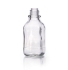Square screw cap bottles, narrow neck soda-lime glass,clear,without dust proof cap cap. 250 ml