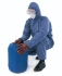 KLEENGUARD® A50 Overall, SMS, blue, with hood against droplets and particles, size L, pack of 25