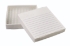 Flatpack freezer boxes 100 places PP, 17mmØ, white pack of 10