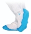 Overshoes, PP, white-blue for HYGOMAT, 44 cm, with strong CPE sole, pack of 70